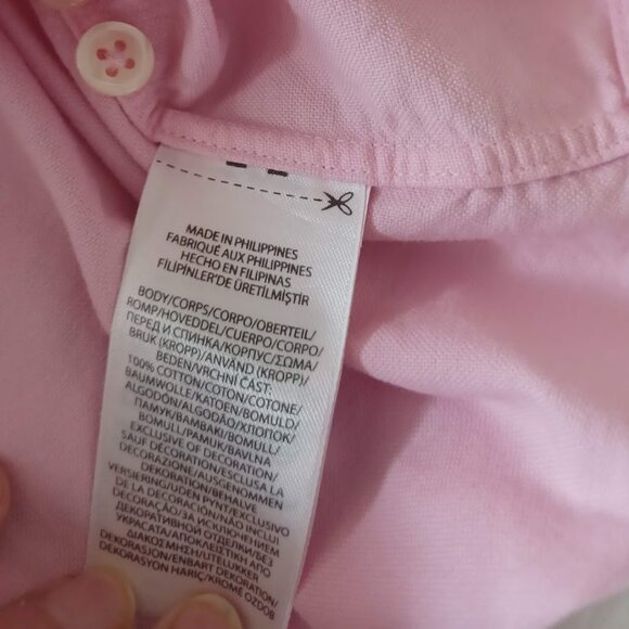 Polo Ralph Lauren Men’s Classic Fit Pink Oxford Shirt M – Long Sleeve - Picture 4 of 7